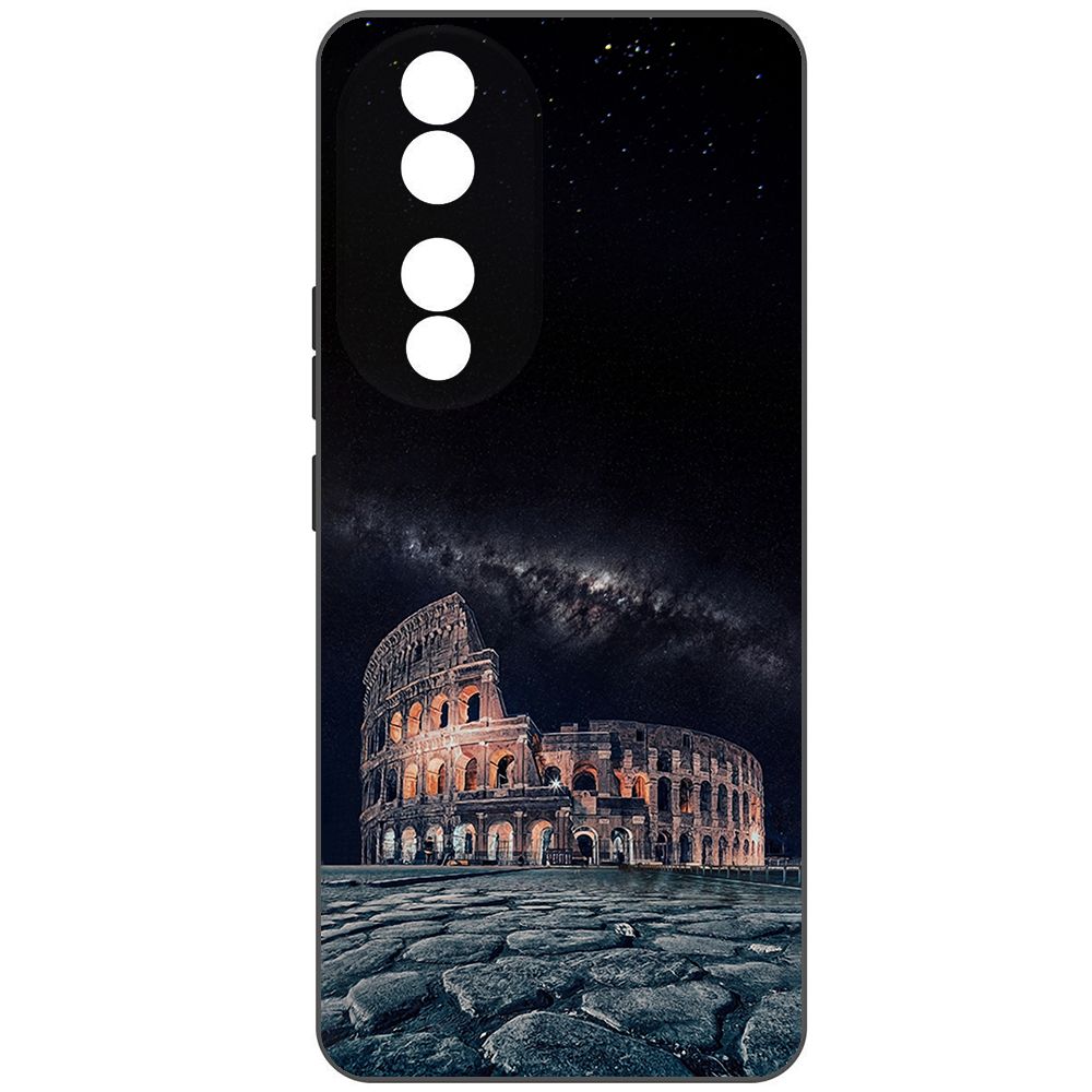 

Чехол-накладка Krutoff Soft Case Италия, Колизей для Honor 90 черный