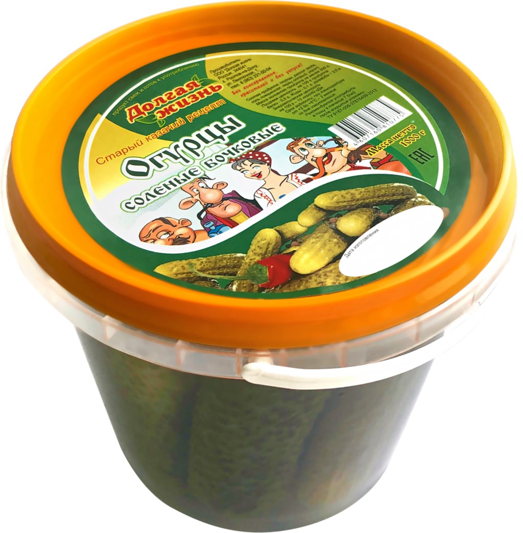 

Огурцы бочковые соленые 1 кг