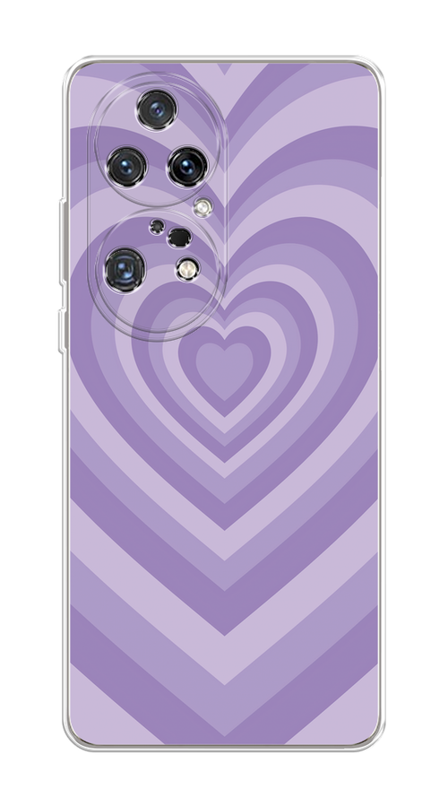 

Чехол на Huawei P50 Pro "Violet heart latte", Фиолетовый, 6105050-1