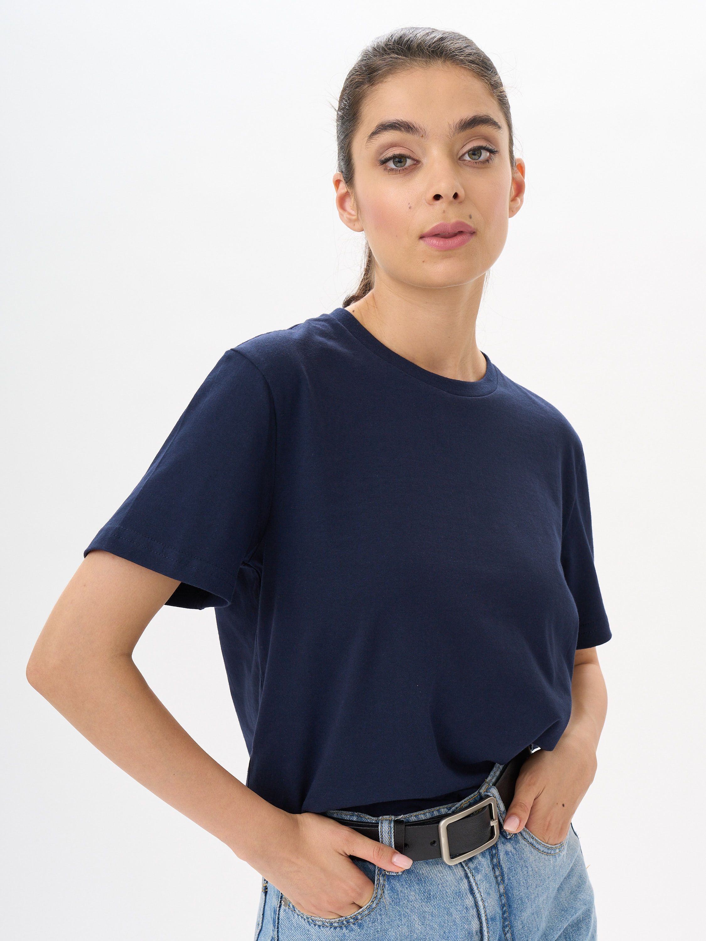 

Футболка женская Uzcotton 1-UZ-W-F-M синяя 6XL, Синий, 1-UZ-W-F-M