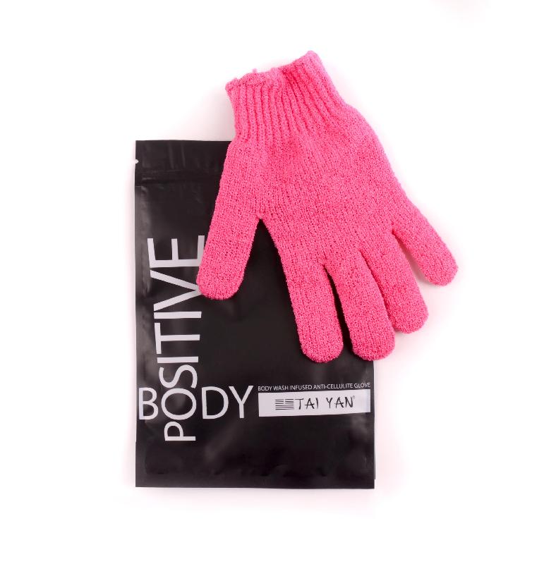 фото Антицеллюлитная массажная перчатка body positive эффект гладкости!, 1 шт tai yan