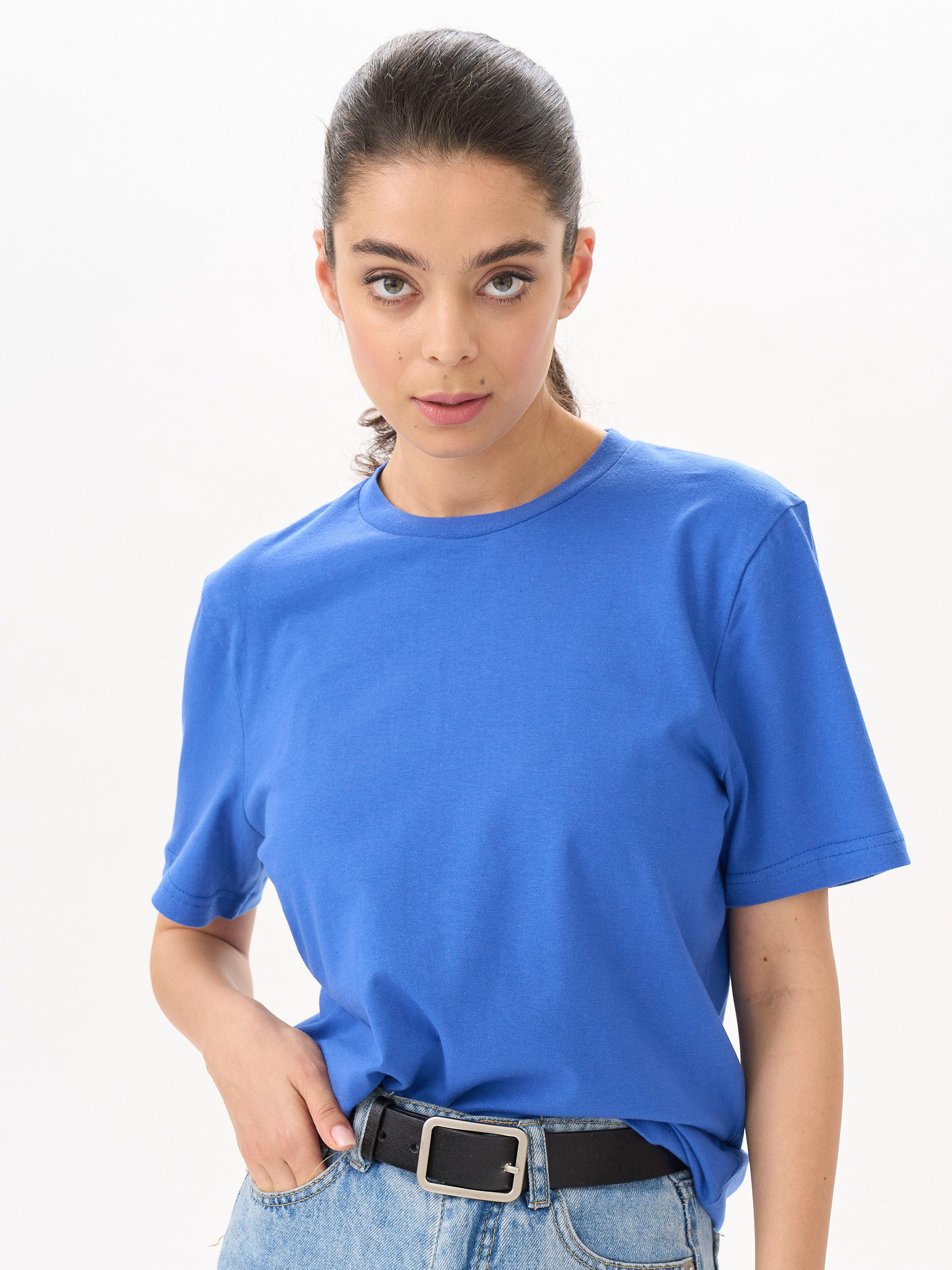 

Футболка женская Uzcotton 1-UZ-W-F-M синяя 3XL, Синий, 1-UZ-W-F-M