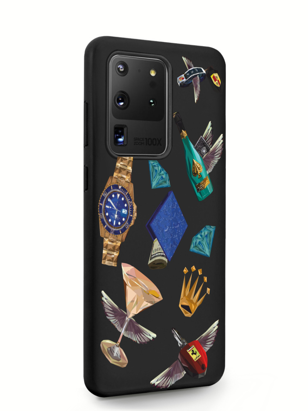 фото Чехол musthavecase для samsung galaxy s20 ultra luxury lifestyle черный