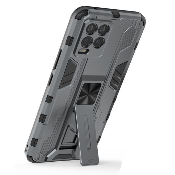 Чехол противоударный с подставкой Black Panther Transformer для Realme 8 Pro