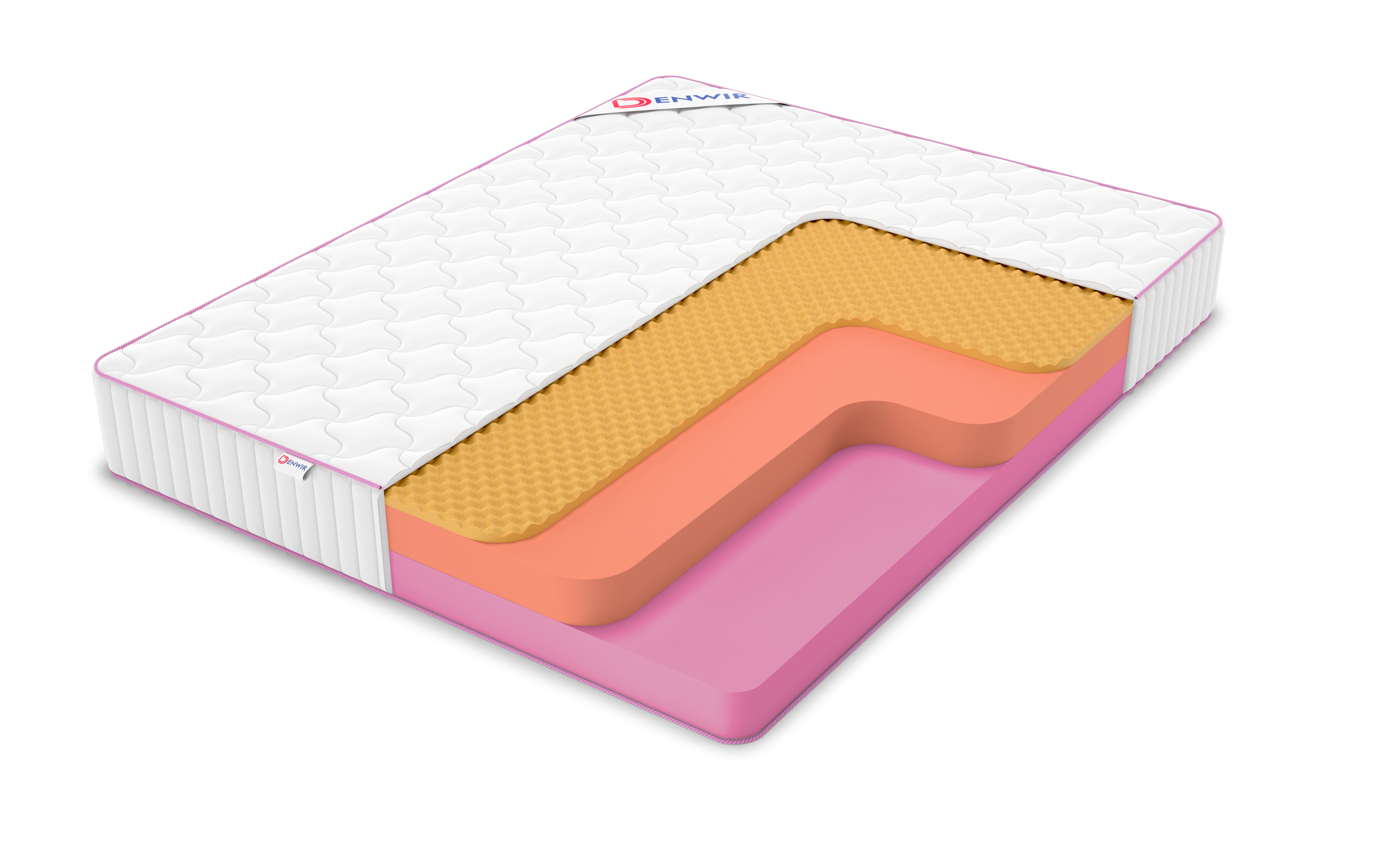 

Матрас беспружинный Denwir MEGA TOP MEMO RELAX 23 75х140, 24 см, Белый, MEGA TOP MEMO RELAX 23