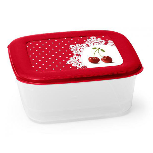 

Контейнер для СВЧ Архимед Cherry с декором 1,1 л