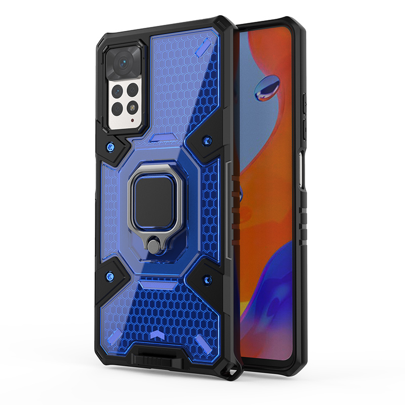 

Чехол противоударный Black Panther Innovation Case для Xiaomi Redmi Note 11 Pro, Синий