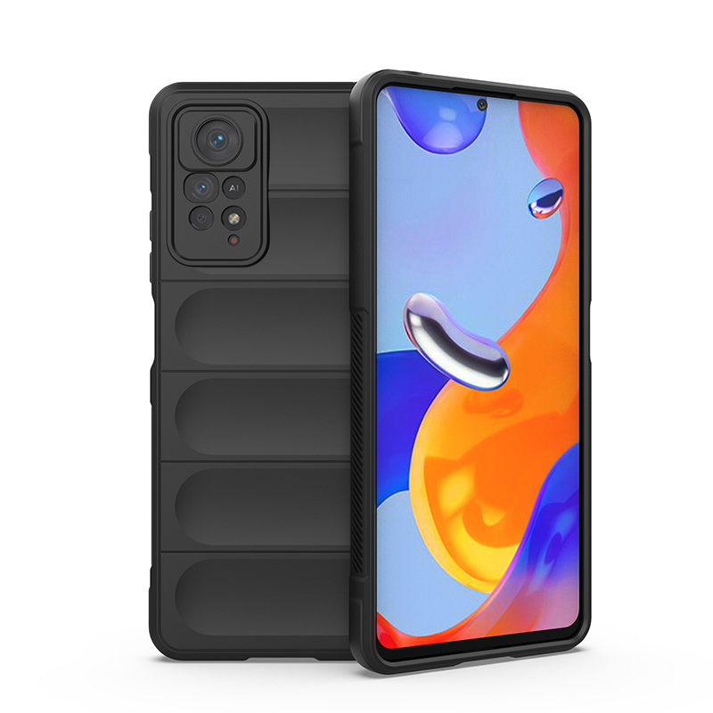 

Чехол противоударный Black Panther Flexible Case для Xiaomi Redmi Note 11 Pro, Черный