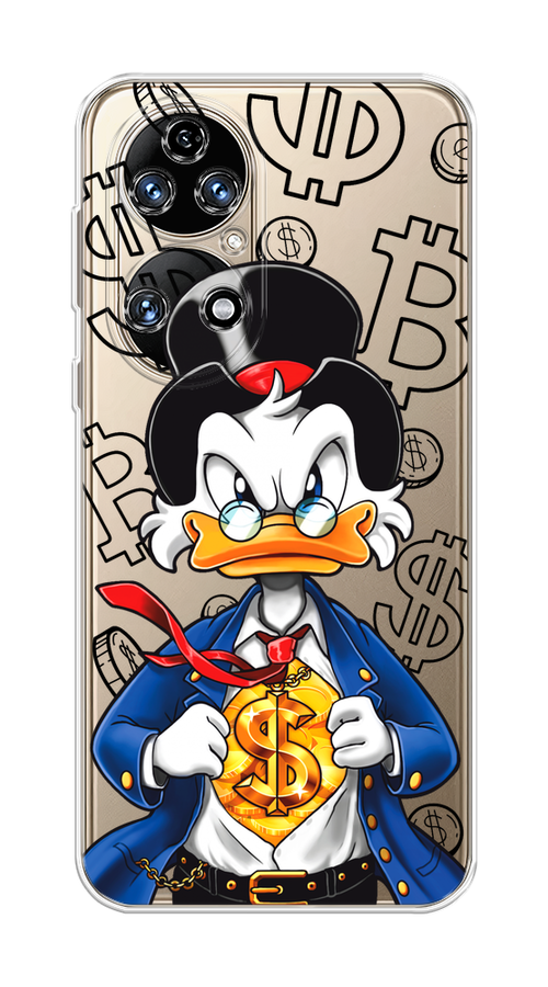 

Чехол на Huawei P50 "Scrooge Goldman", Черный;белый;синий, 6104950-1