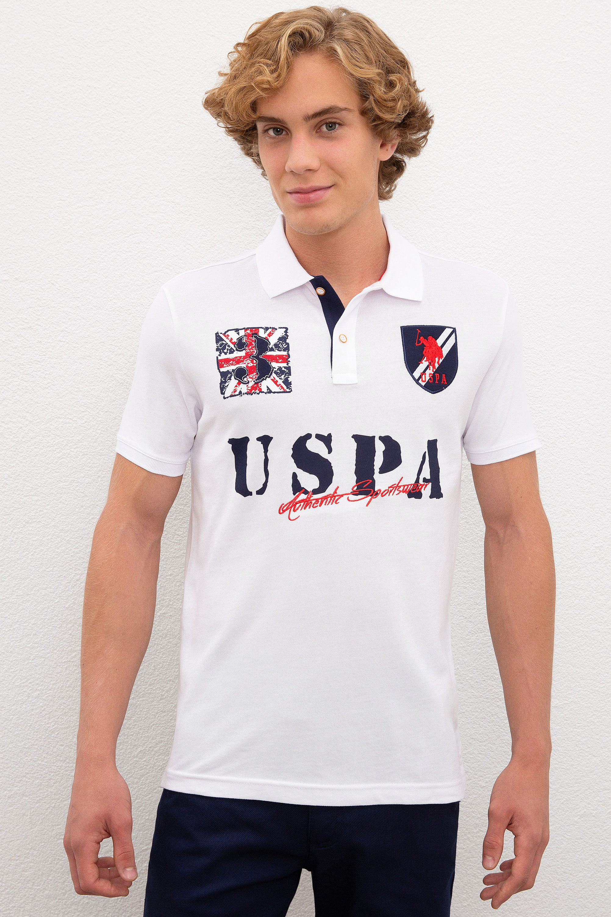

Футболка мужская U.S. POLO Assn. G081SZ0110T-FORST белая XS, G081SZ0110T-FORST