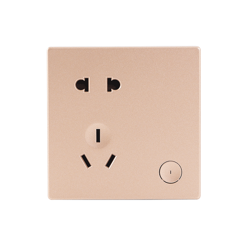 фото Умная розетка ptxzn ptx smart wall socket five-hole quicksand gold 976121