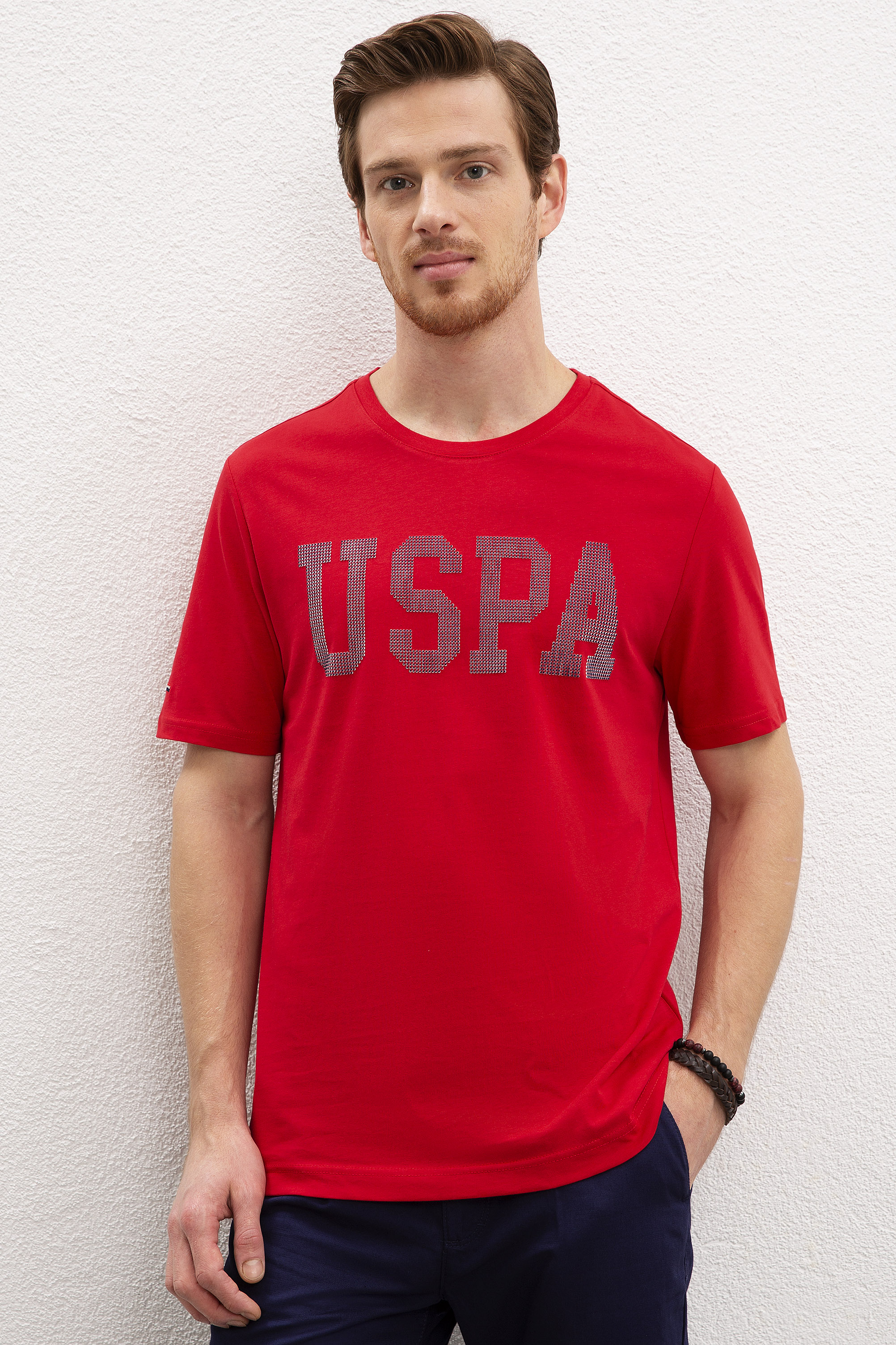 

Футболка мужская U.S. POLO Assn. G081SZ0110GETTOS красная S, G081SZ0110GETTOS