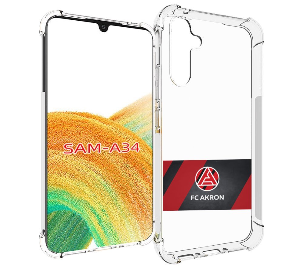 

Чехол MyPads фк акрон тольятти мужской для Samsung Galaxy A34, Tocco