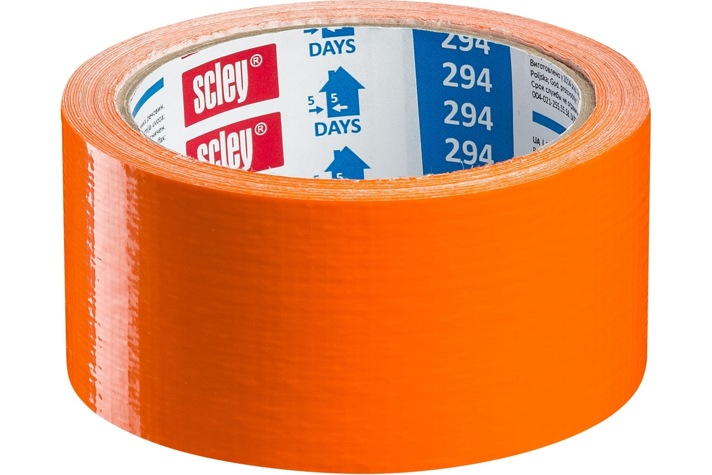 0320-943348 - Лента штукатурная, серия*294*, тканевая, размер 48мм х 33м, оранжевая SCLEY влагостойкая флюоресцентная тканевая лента folsen