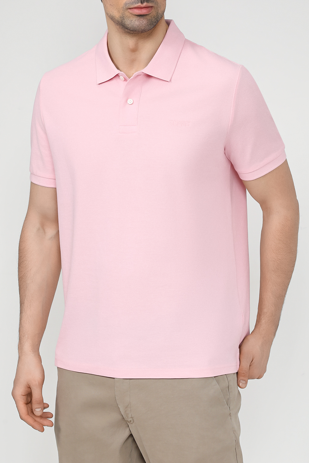 

Футболка мужская Esprit Casual 994EE2K301 розовая 2XL, Розовый, 994EE2K301