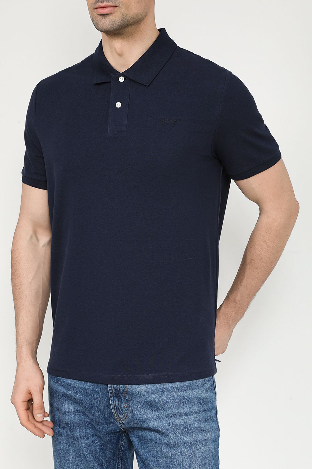 

Футболка мужская Esprit Casual 994EE2K301 синяя 2XL, Синий, 994EE2K301