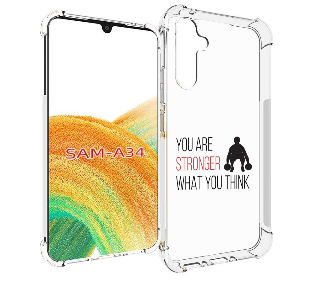

Чехол MyPads ты-сильнее-чем-думаешь для Samsung Galaxy A34, Tocco