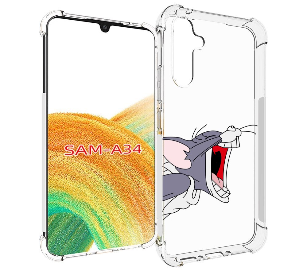 

Чехол MyPads том-голодный для Samsung Galaxy A34, Tocco