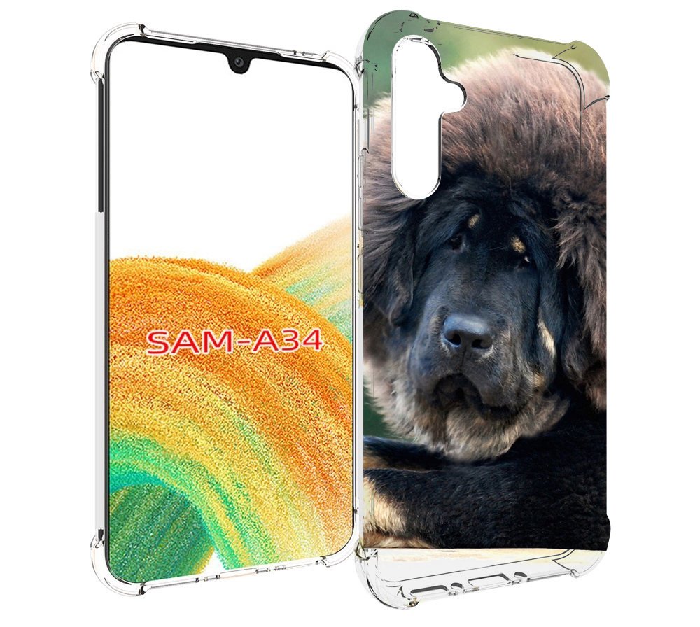 

Чехол MyPads тибетский мастиф для Samsung Galaxy A34, Tocco