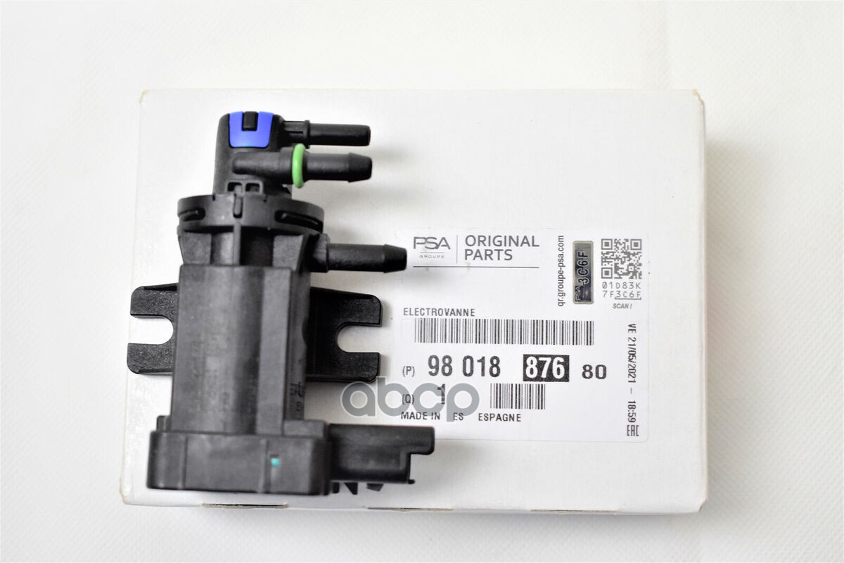 

Peugeot-Citroen '9801887680 Эл.Маг.Клапан Турбокомпрессора Citroen/Peugeot 1.4-2.0Hdi 2006