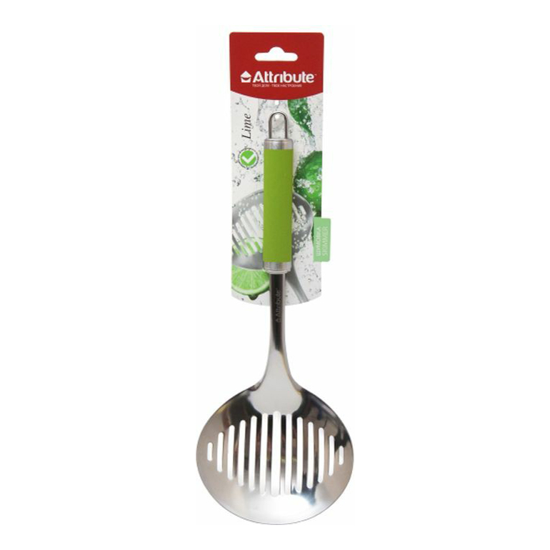 

Шумовка Attribute Lime кулинарная из нержавеющей стали, Зеленый