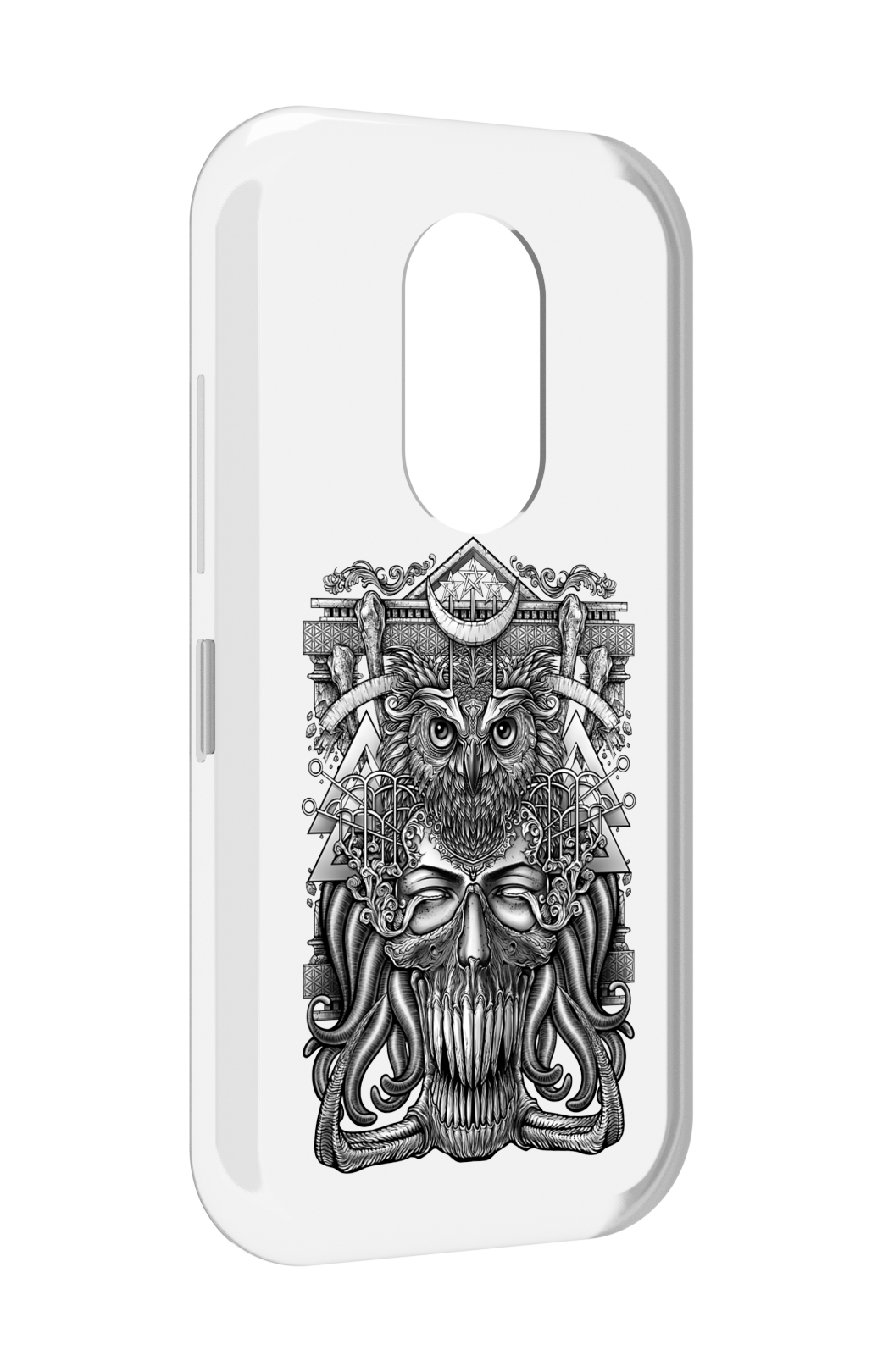 

Чехол MyPads зубастая сова для Doogee S61 / S61 Pro, Прозрачный, Tocco