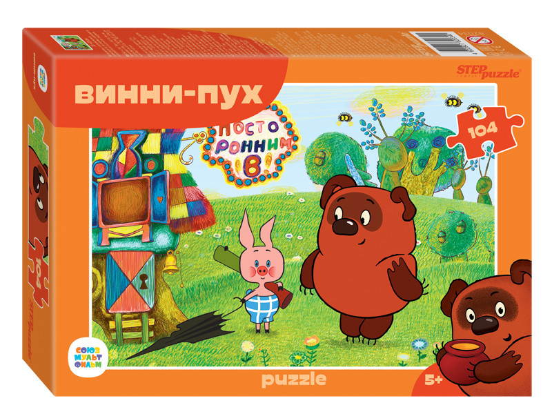 

Пазл Винни Пух, 104 элемента Step Puzzle