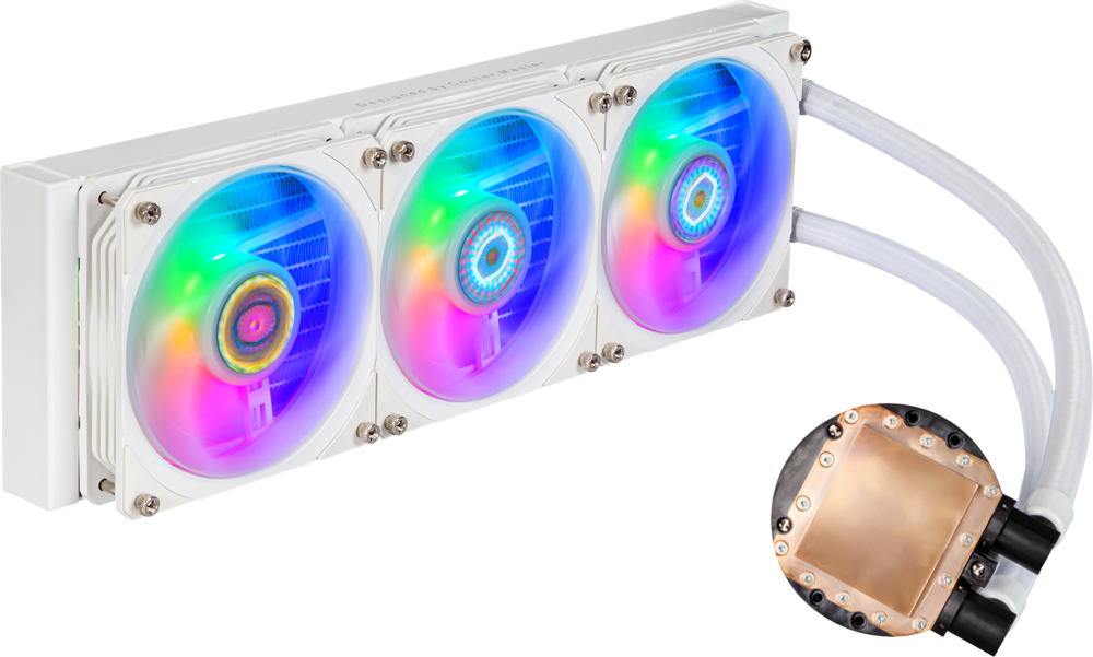 

Жидкостная система охлаждения Cooler Master MasterLiquid PL360 Flux (MLY-D36M-A23PZ-RW), MasterLiquid PL360 Flux