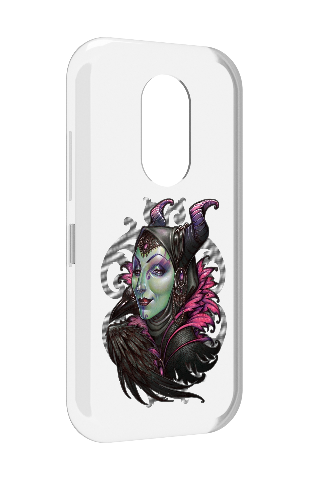 

Чехол MyPads зеленая девушка с вороном для Doogee S61 / S61 Pro, Прозрачный, Tocco