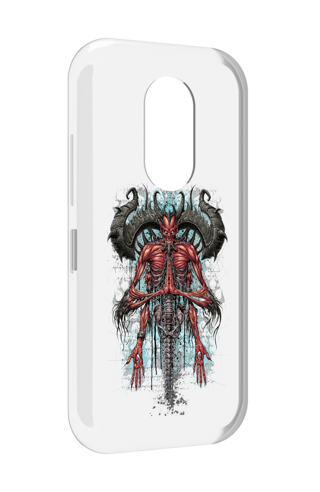 

Чехол MyPads дьявол для Doogee S61 / S61 Pro, Прозрачный, Tocco