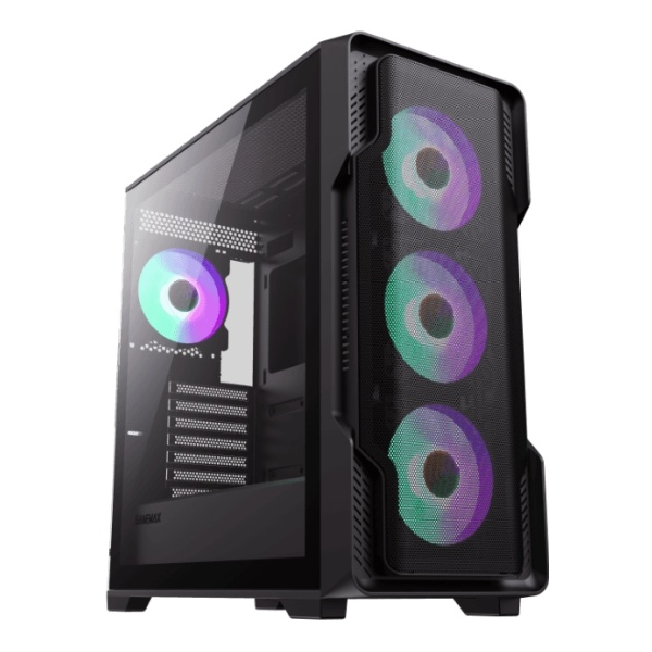 

Корпус компьютерный GAMEMAX SIEGE BK (1000709431) Black, SIEGE BK
