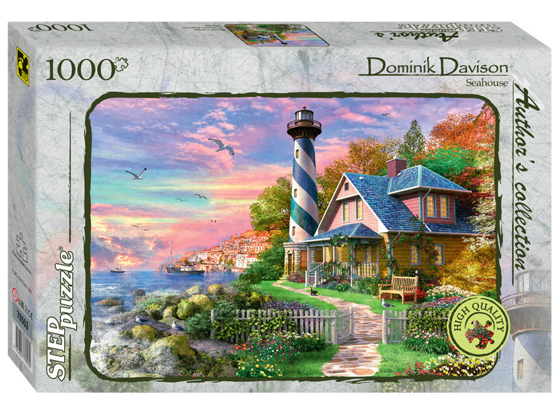 

Пазл Домик у моря, 1000 элементов Step Puzzle, 1000-2