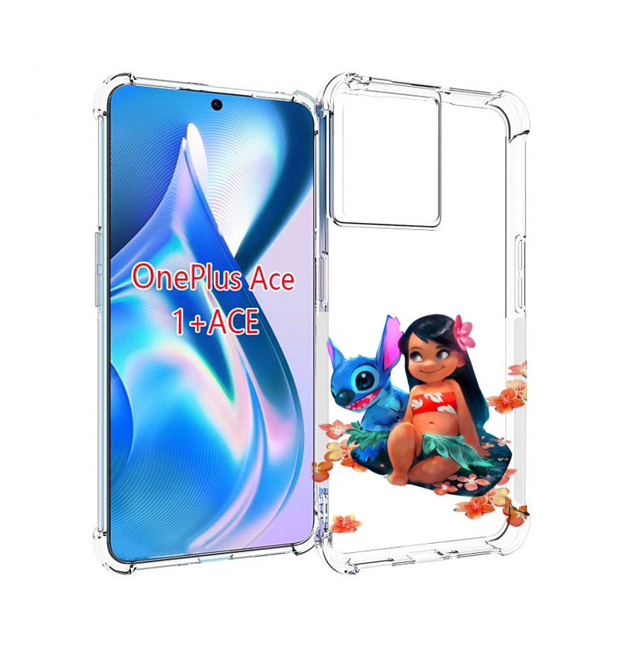

Чехол MyPads лила-и-стич детский для OnePlus Ace, Прозрачный, Tocco