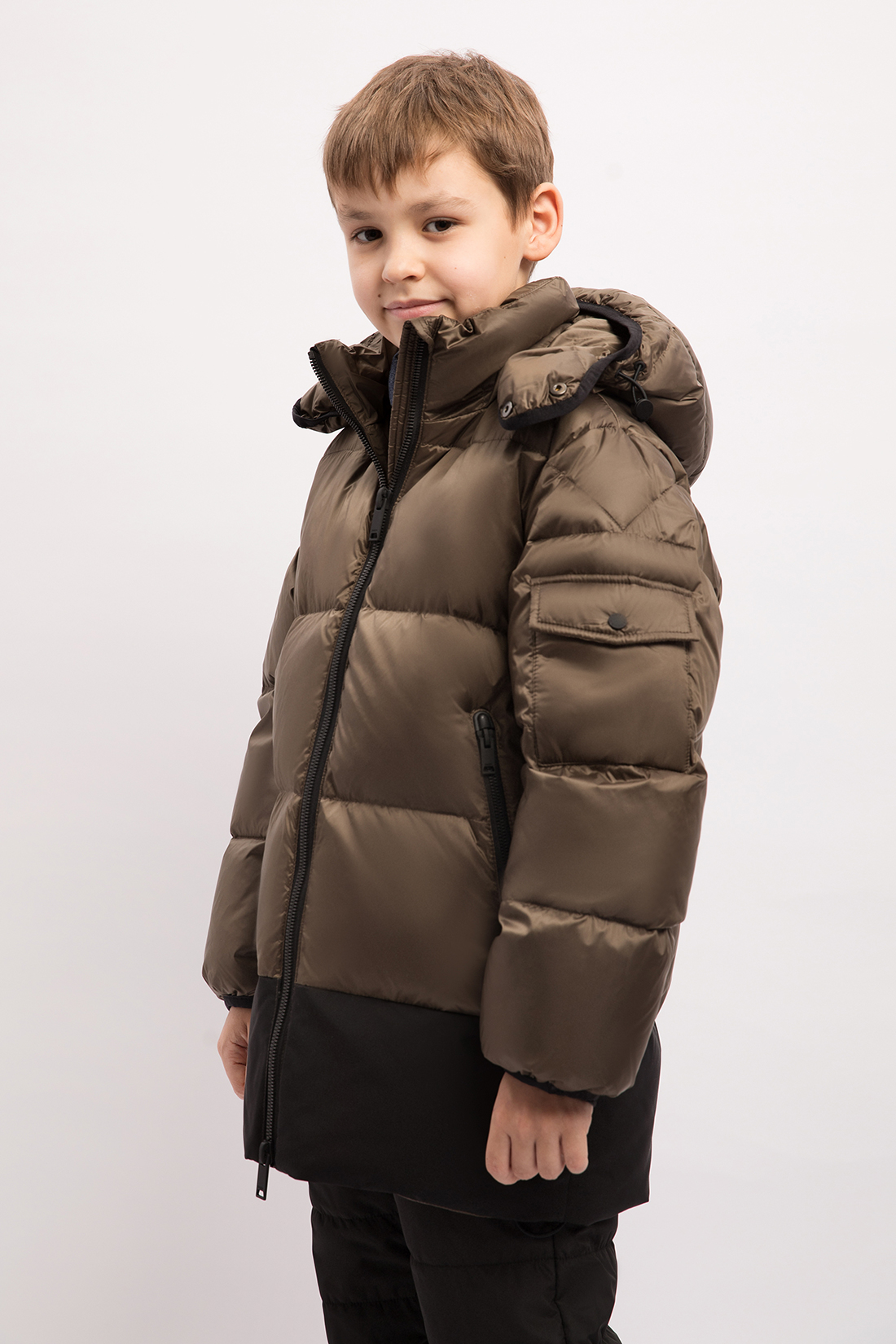 

Пуховик детский Baon BK5022501, crocodile, 140, Зеленый, BK5022501