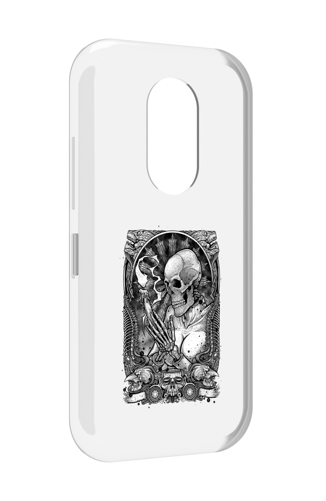 

Чехол MyPads девушка скелет для Doogee S61 / S61 Pro, Прозрачный, Tocco