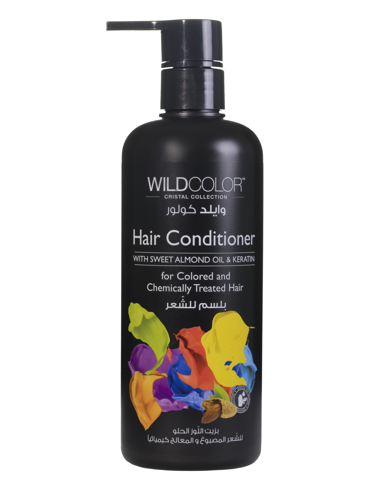 Кондиционер WildColor для окрашенных волос с маслом сладкого миндаля 500 мл herbolive кондиционер для окрашенных волос с маслом арганы и оливы 200