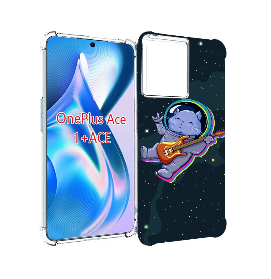 

Чехол MyPads крутой-хомяк-в-космосе для OnePlus Ace, Прозрачный, Tocco