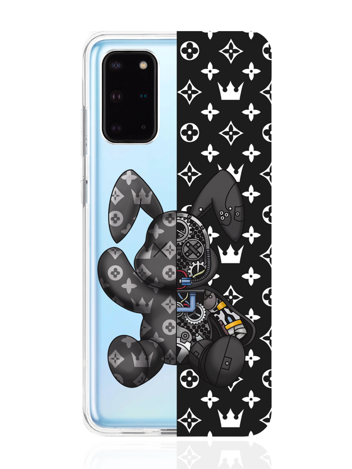 

Чехол MustHaveCase для Samsung Galaxy S20+ Bunny Черный прозрачный, Samsung Galaxy S20+ Bunny Черный+