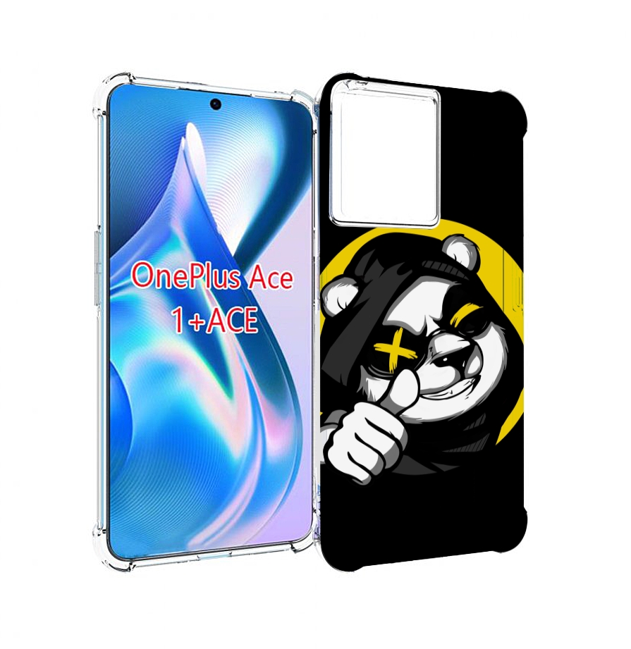 

Чехол MyPads крутая пандочка ок для OnePlus Ace, Прозрачный, Tocco