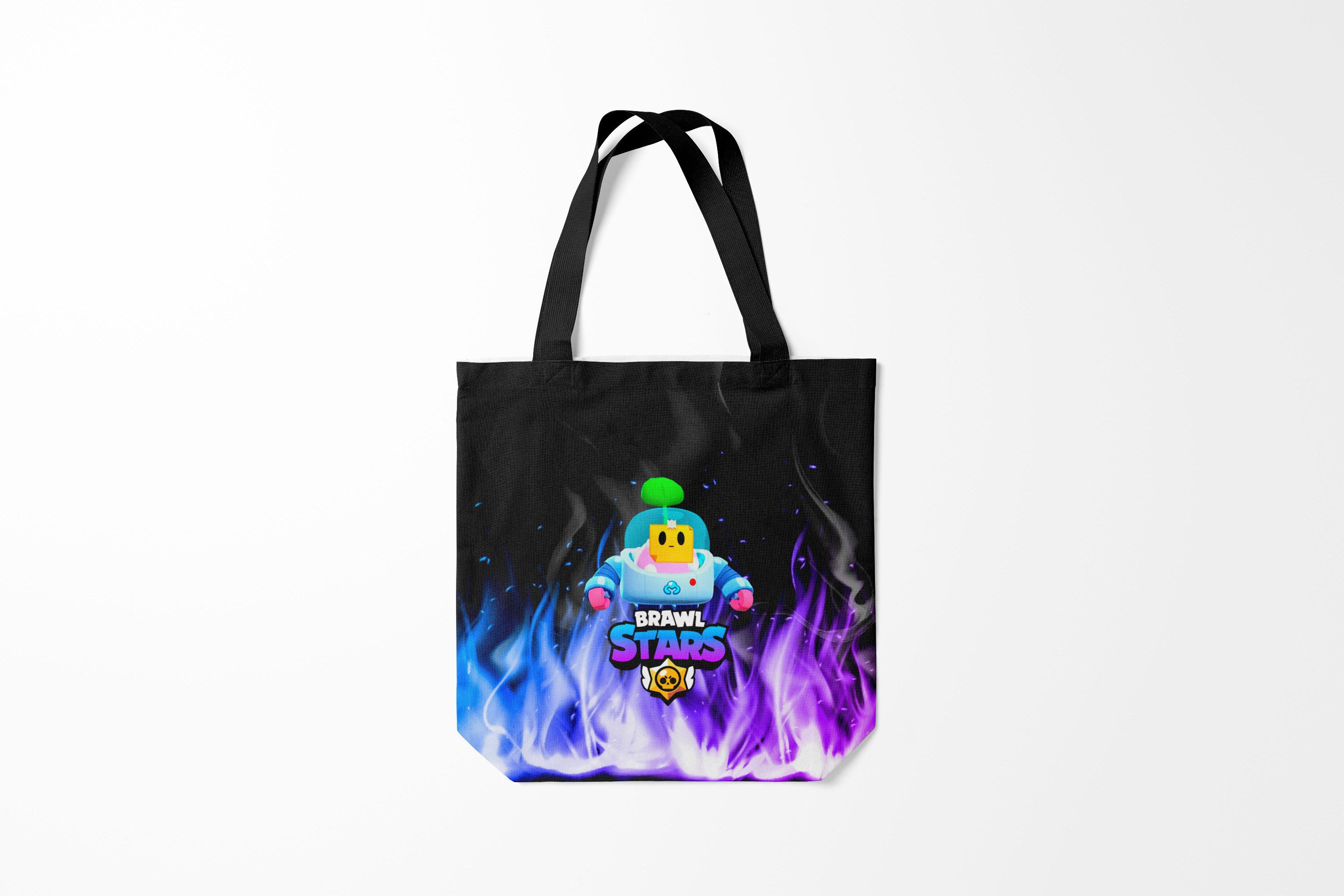 

Сумка шoппер унисекс Burnettie Brawl Stars SPROUT, черный, Brawl Stars SPROUT