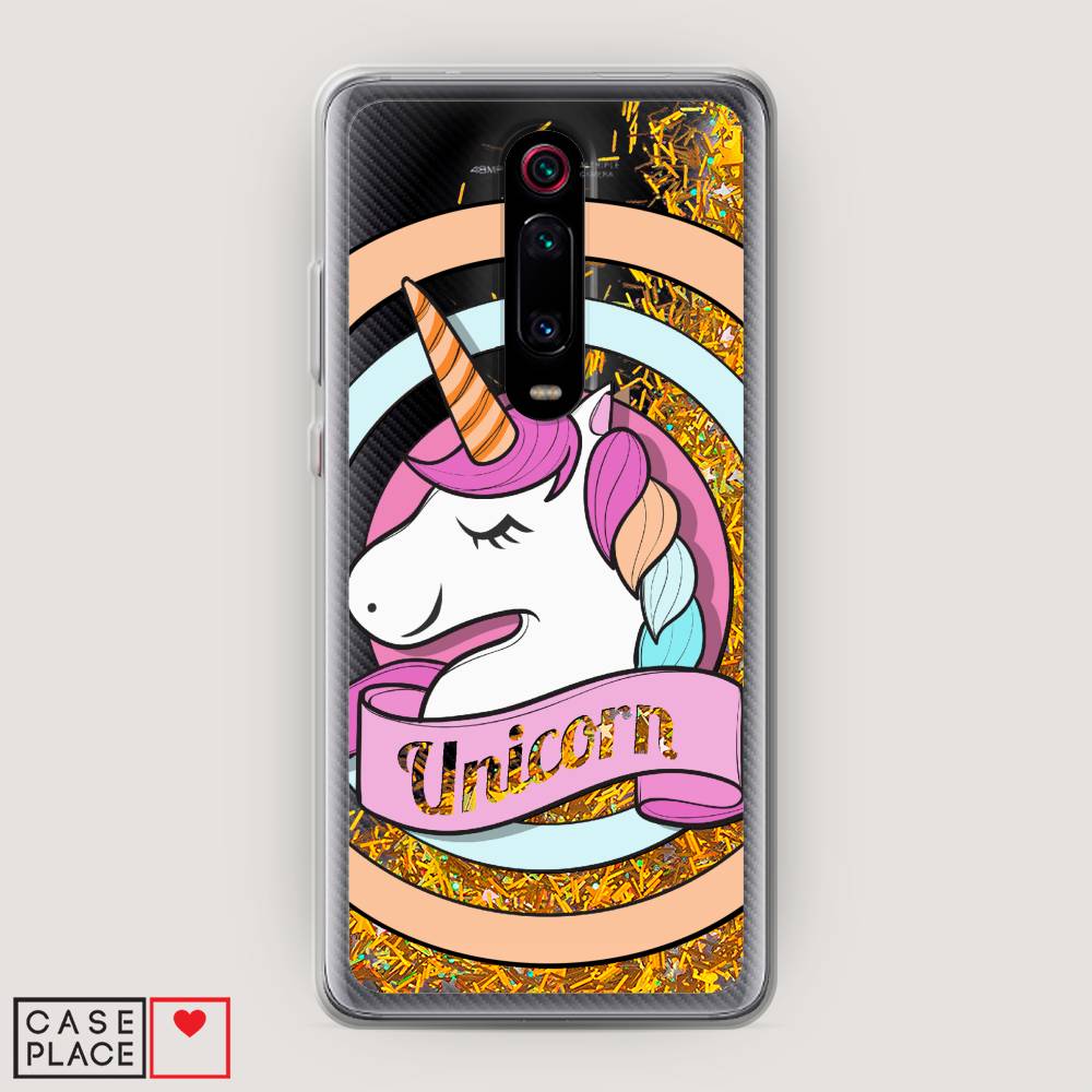 

Жидкий чехол с блестками "Unicorn зефирный" на Xiaomi Redmi K20 Pro, 35690-1