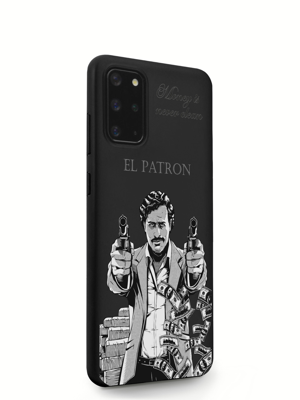 фото Чехол musthavecase для samsung galaxy s20+ el patron pablo escobar черный