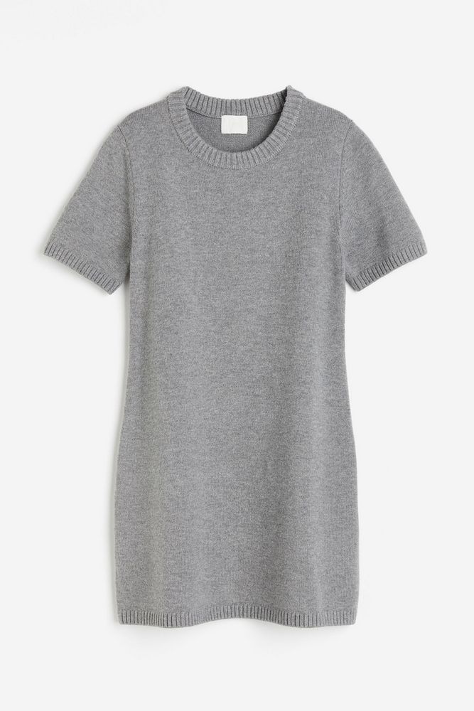 

Платье женское H&M 1206231 серое M, Серый, 1206231
