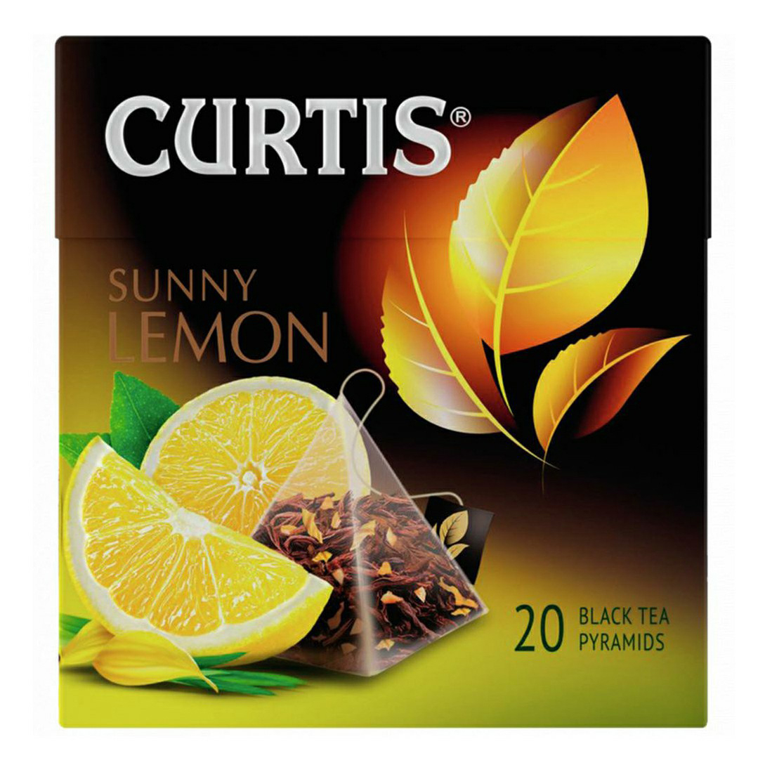 

Чай черный Curtis Sunny Lemon в пирамидках 1,7 г х 20 шт