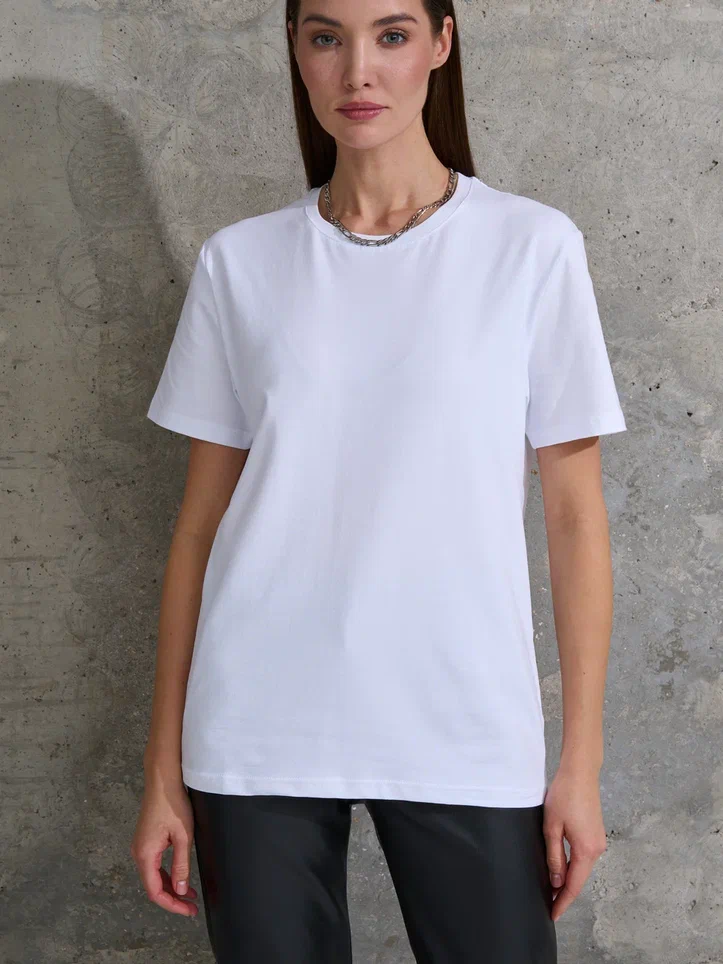 

Футболка женская Uzcotton 1-UZ-W-F-M белая 4XL, Белый, 1-UZ-W-F-M