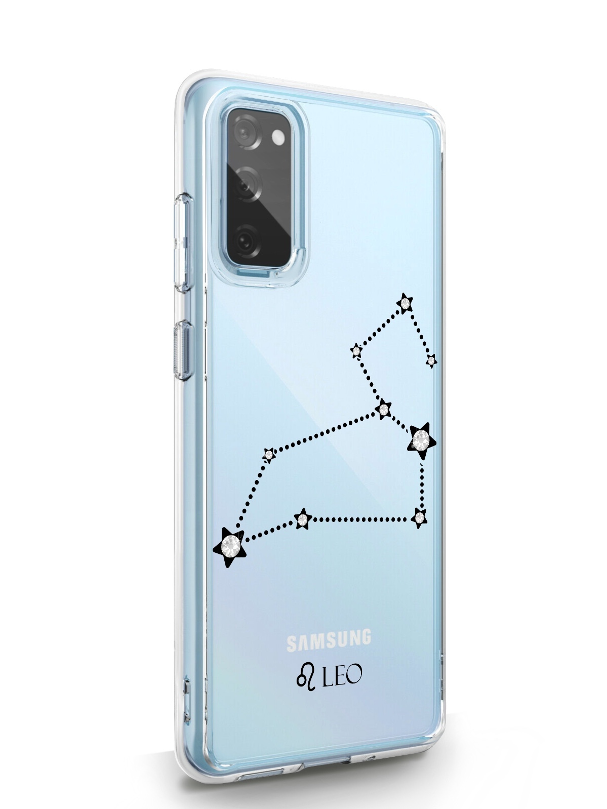 

Чехол MustHaveCase для Samsung Galaxy S20 FE Знак зодиака Лев черный прозрачный, Samsung Galaxy S20 FE Знак зодиака Лев Leo