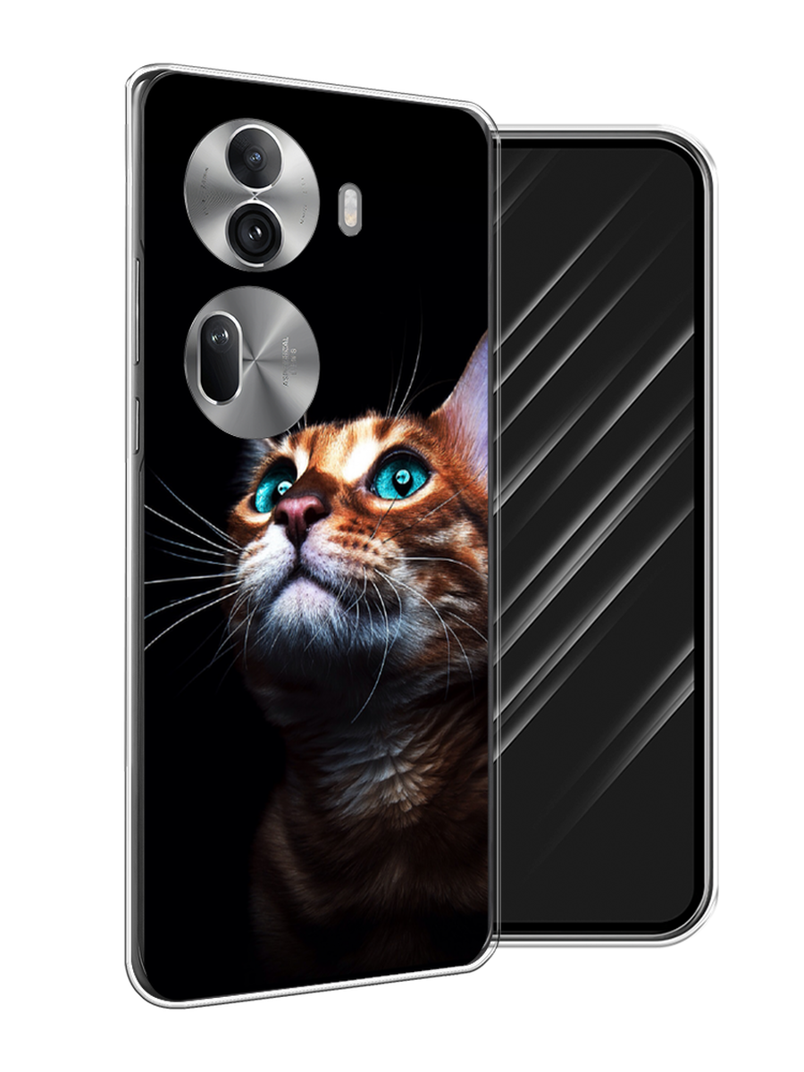 

Чехол Awog на Oppo Reno 11 Pro (Global) "Мечтательный кот", Коричневый, 2515950-1