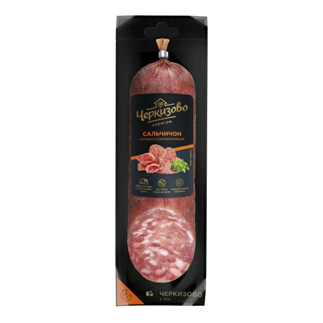 

Колбаса сырокопченая Черкизово Сальчичон кусок 350 г