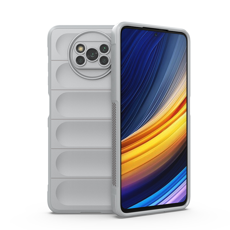 

Чехол противоударный Black Panther Flexible Case для Xiaomi Poco X3 Pro/X3 NFC, Серый