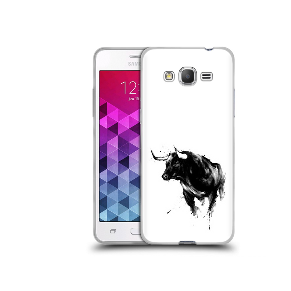 

Чехол MyPads Tocco для Samsung Galaxy Grand Prime бык, Прозрачный, Tocco